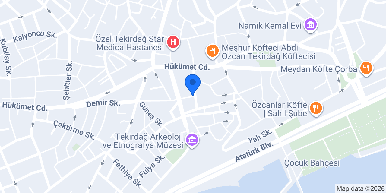Mercek Gözlük konumu
