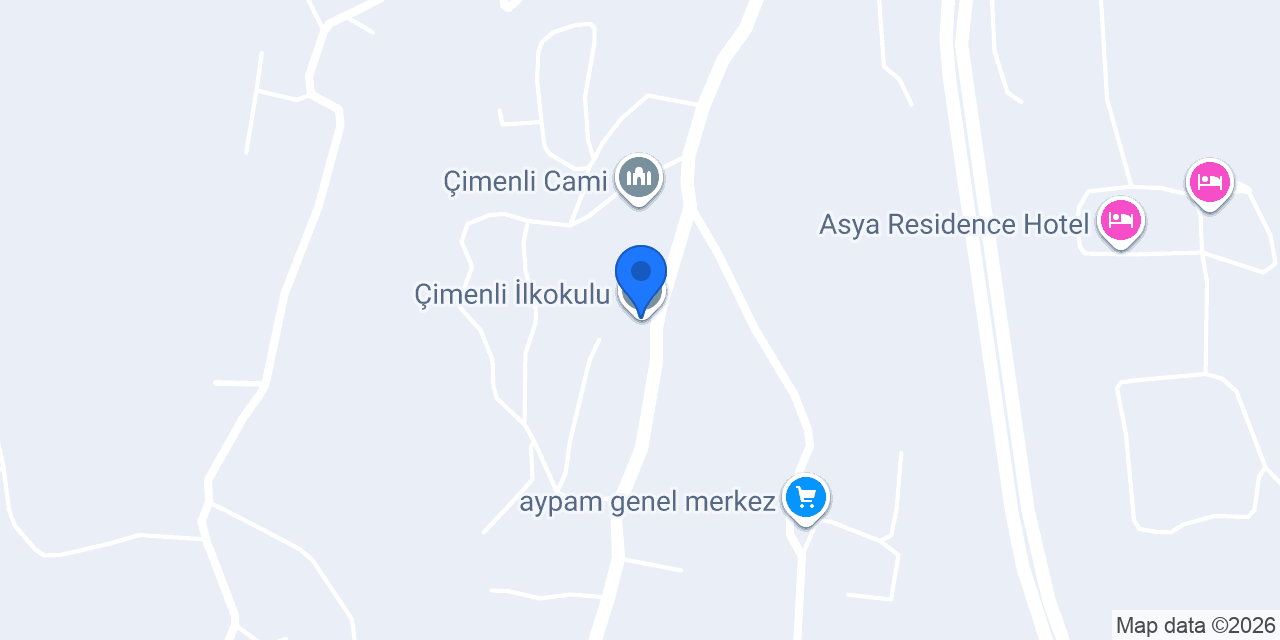 Çimenli İlkokulu konumu