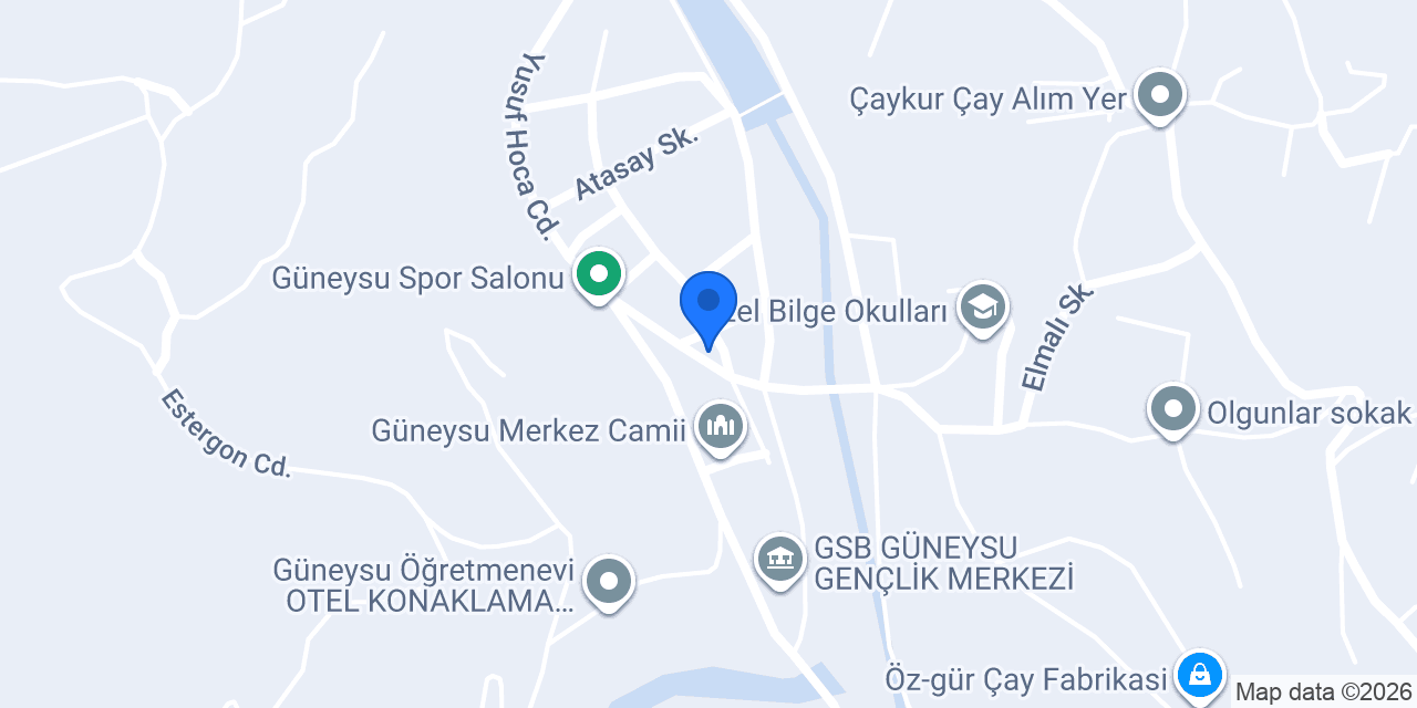 Güneysu Taksi Park konumu