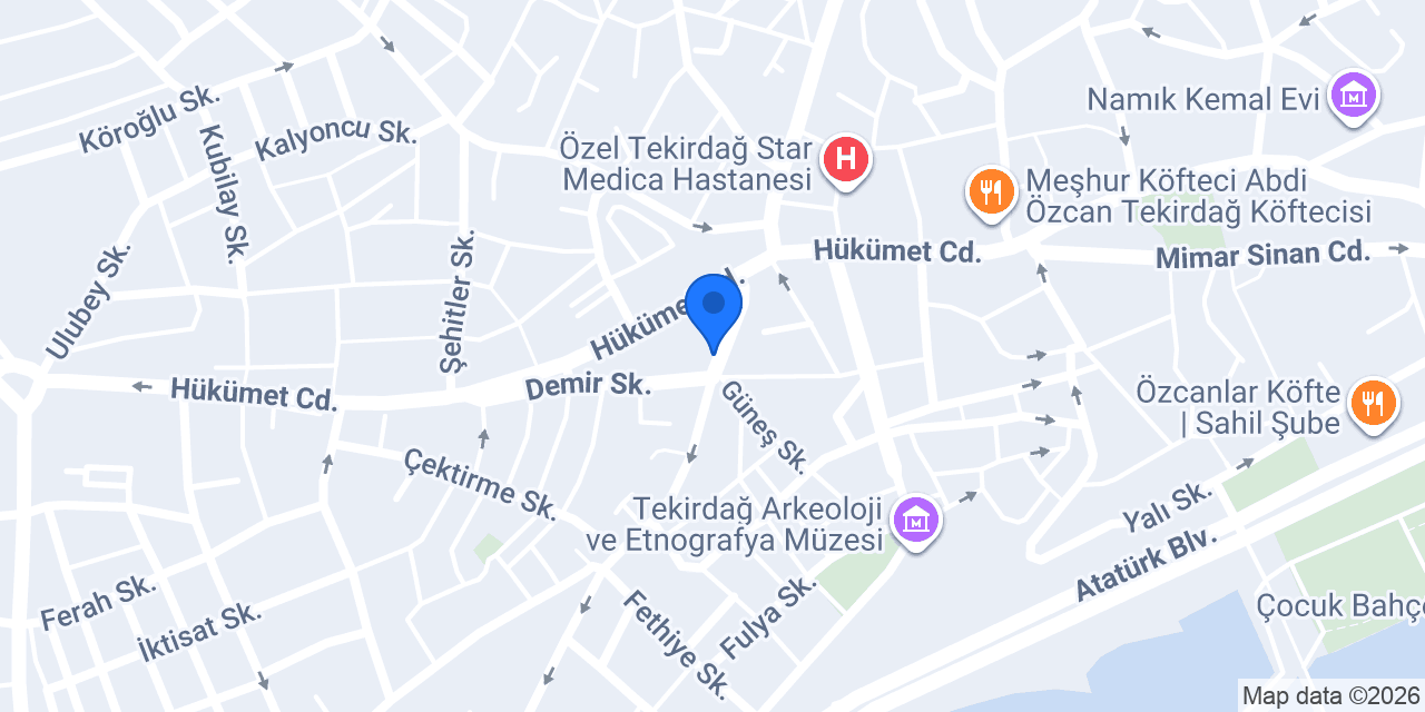 HTA Mimarlık Tasarım konumu