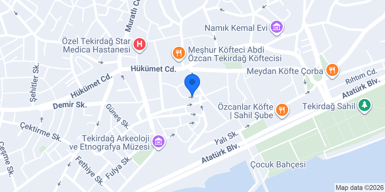 Dr. Ferda Türkyılmaz konumu