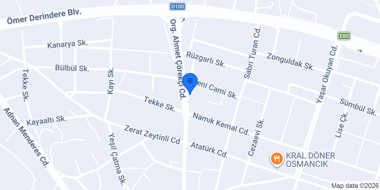 AK OTO AKSESUAR konumu
