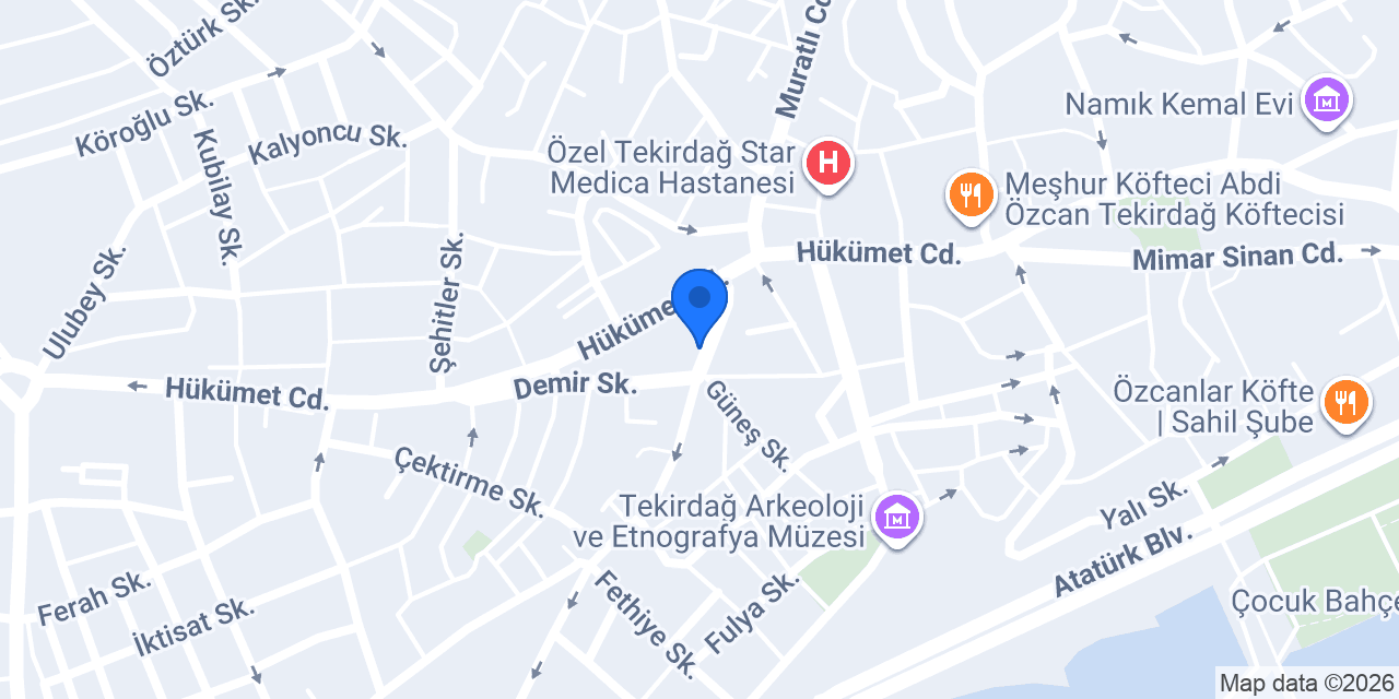 Tekirdağ Erdoğanlar Src Kursu konumu