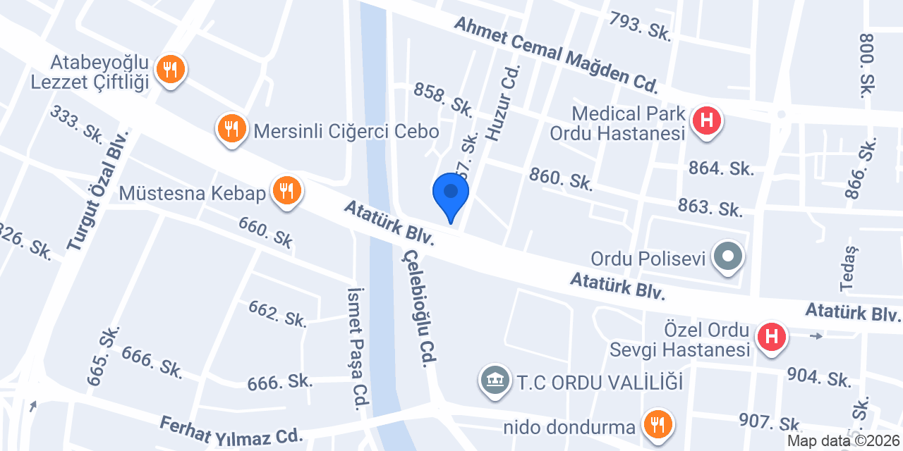 Stüdyo HUZUR konumu