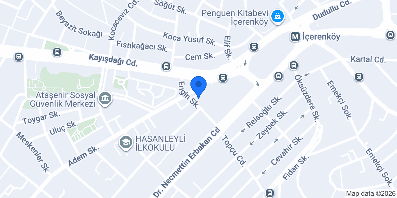 HyperDc Data Teknolojileri A.Ş. konumu