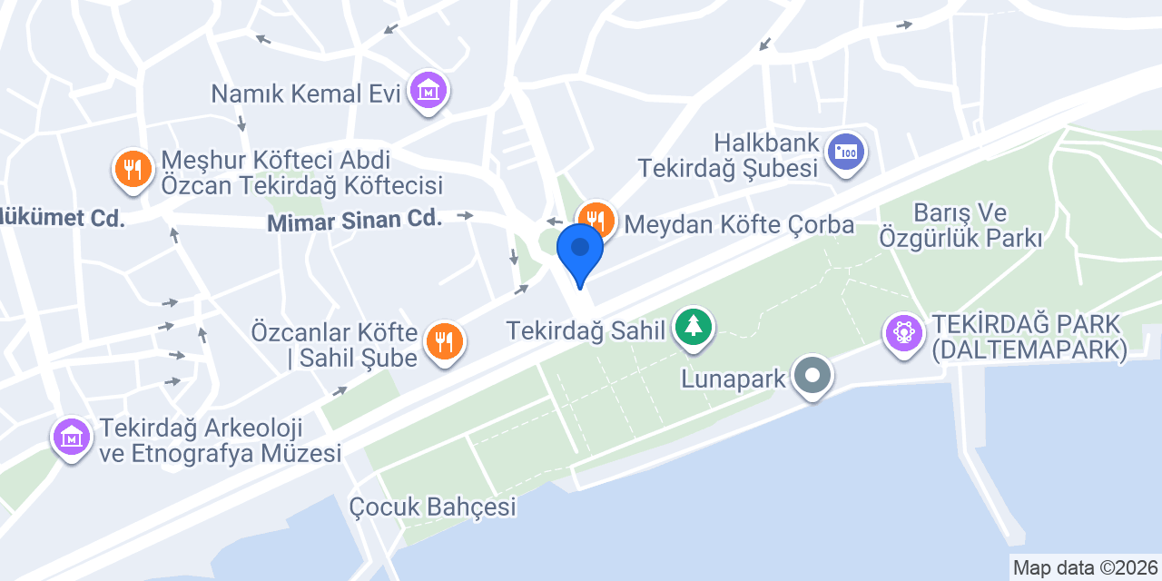 Balkan Pastanesi ve Dondurma konumu