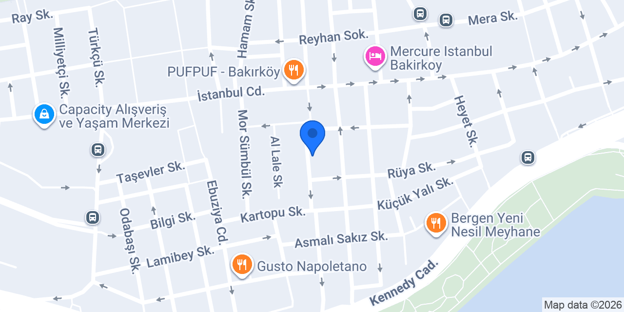 Bakırköy Sevgi Eczanesi konumu