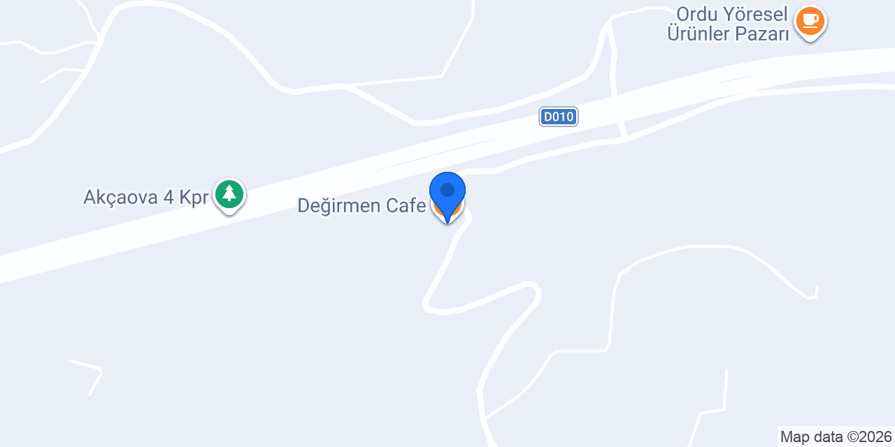 Değirmen Cafe konumu