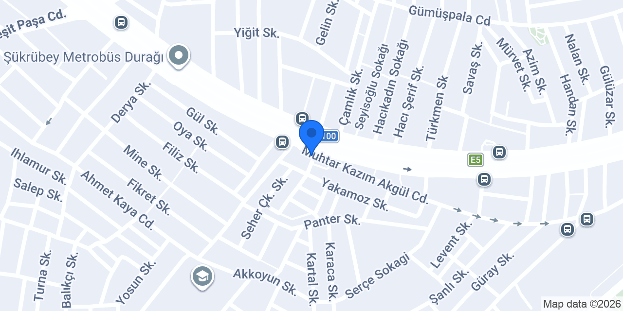 Online Tabela Kutu Harf konumu