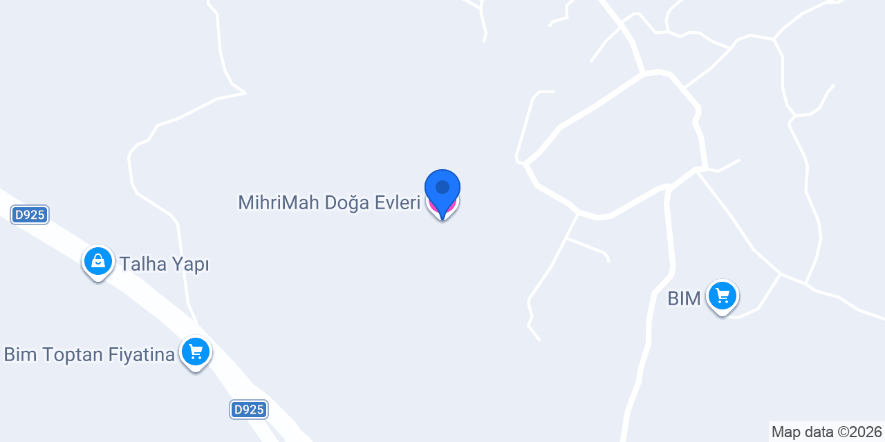 MihriMah Doğa Evleri konumu