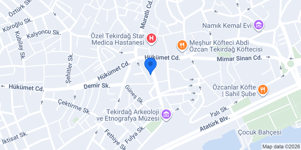 Derin Butik Otel konumu