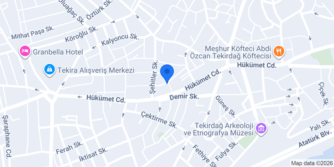 Nil Gıda konumu