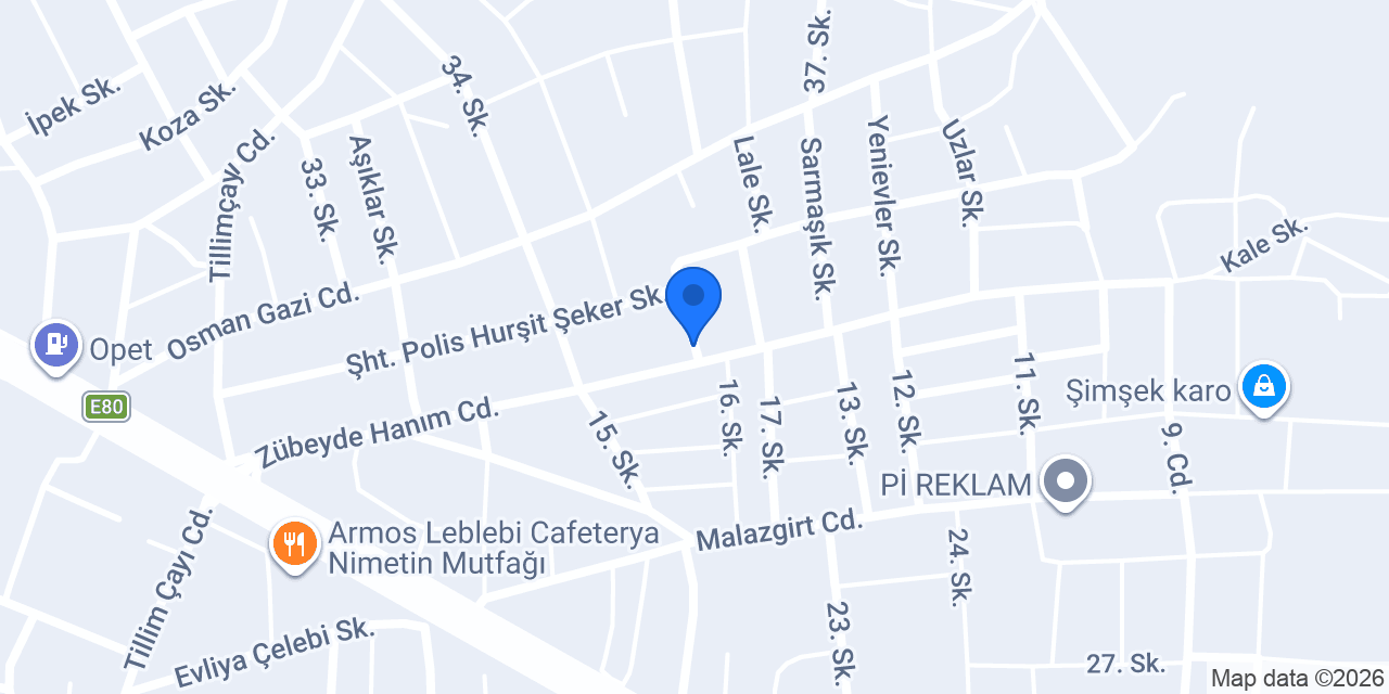 Şenyurt Çekim Yeri konumu