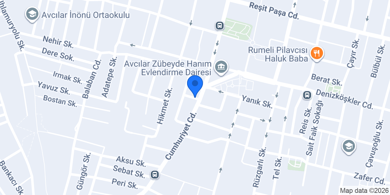 Akınbay Grup konumu