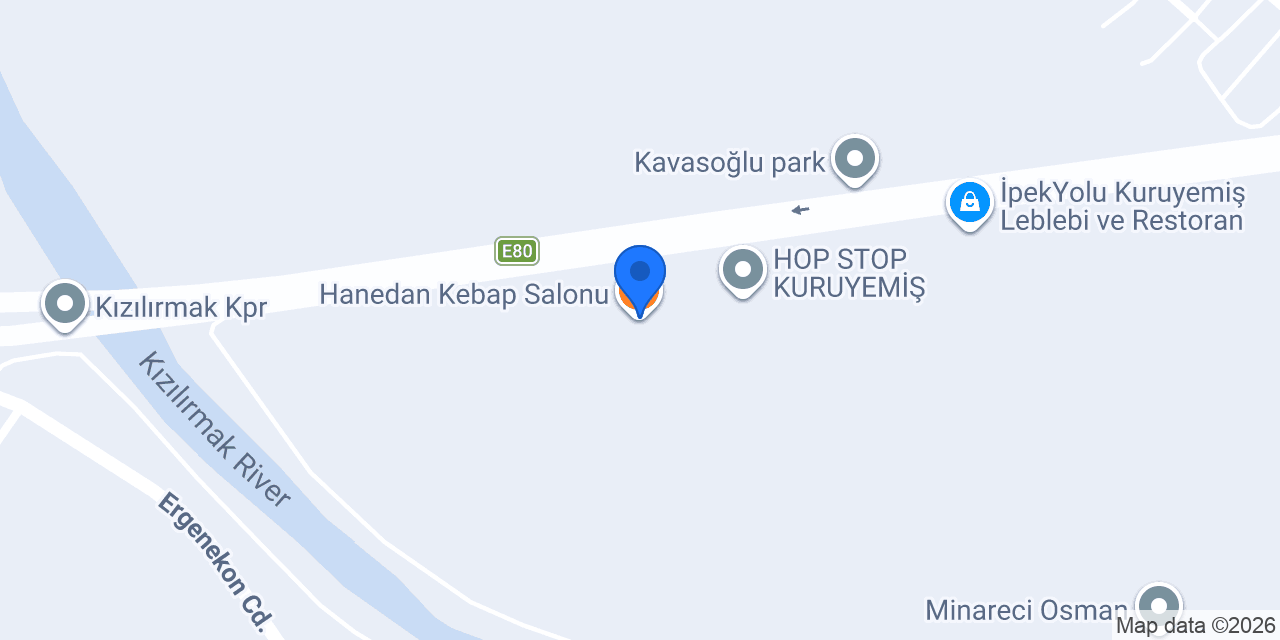 Hanedan Kebap Salonu konumu