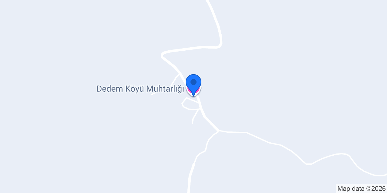 Dedem Köyü Muhtarlığı konumu