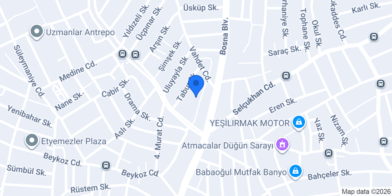 Feyo Moda Otomotiv konumu