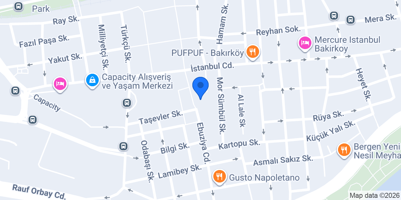 Gizli Bahçe konumu