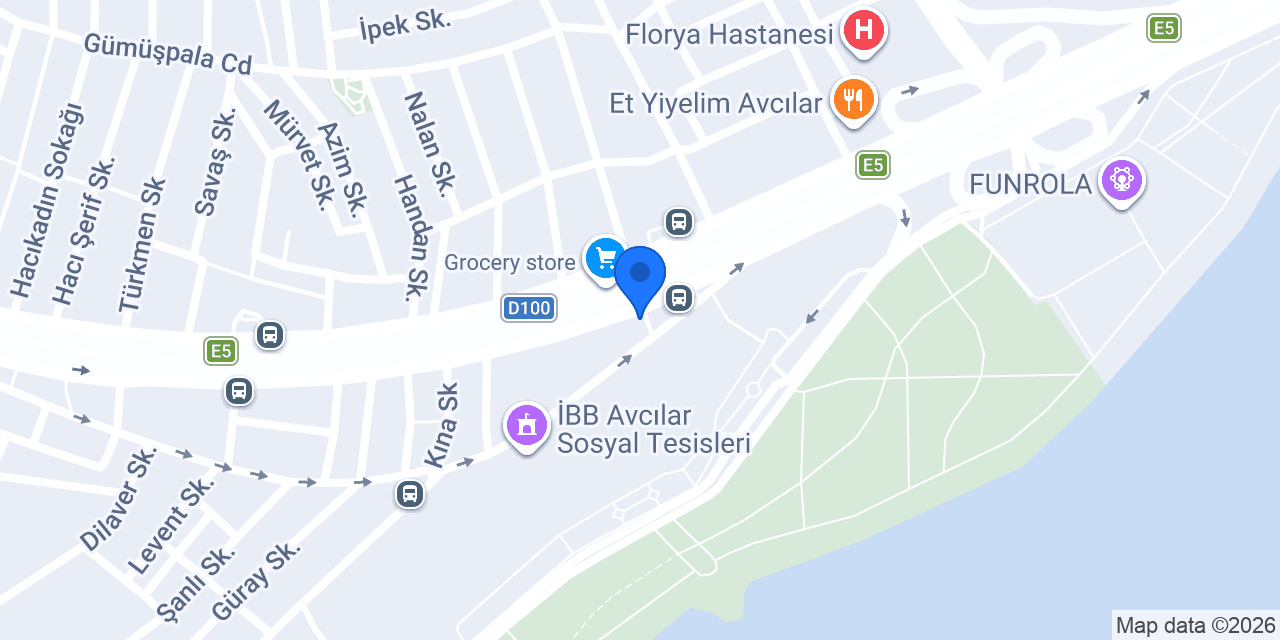 Sunaria Spa Avcılar konumu
