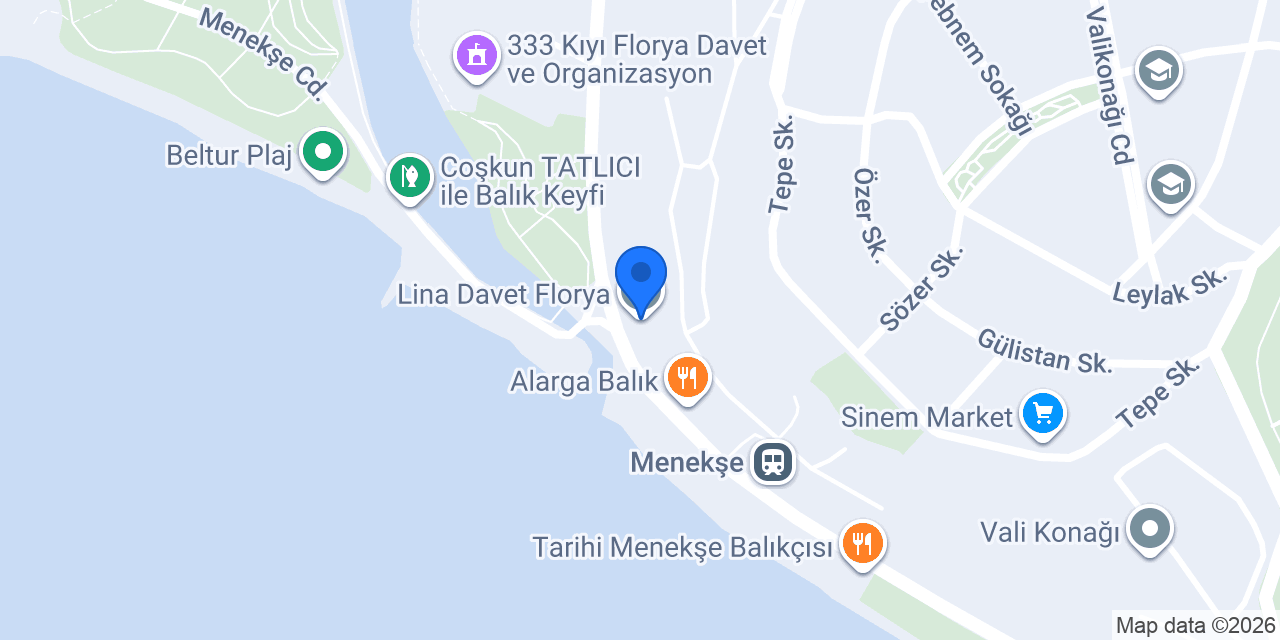 Lina Davet Florya konumu
