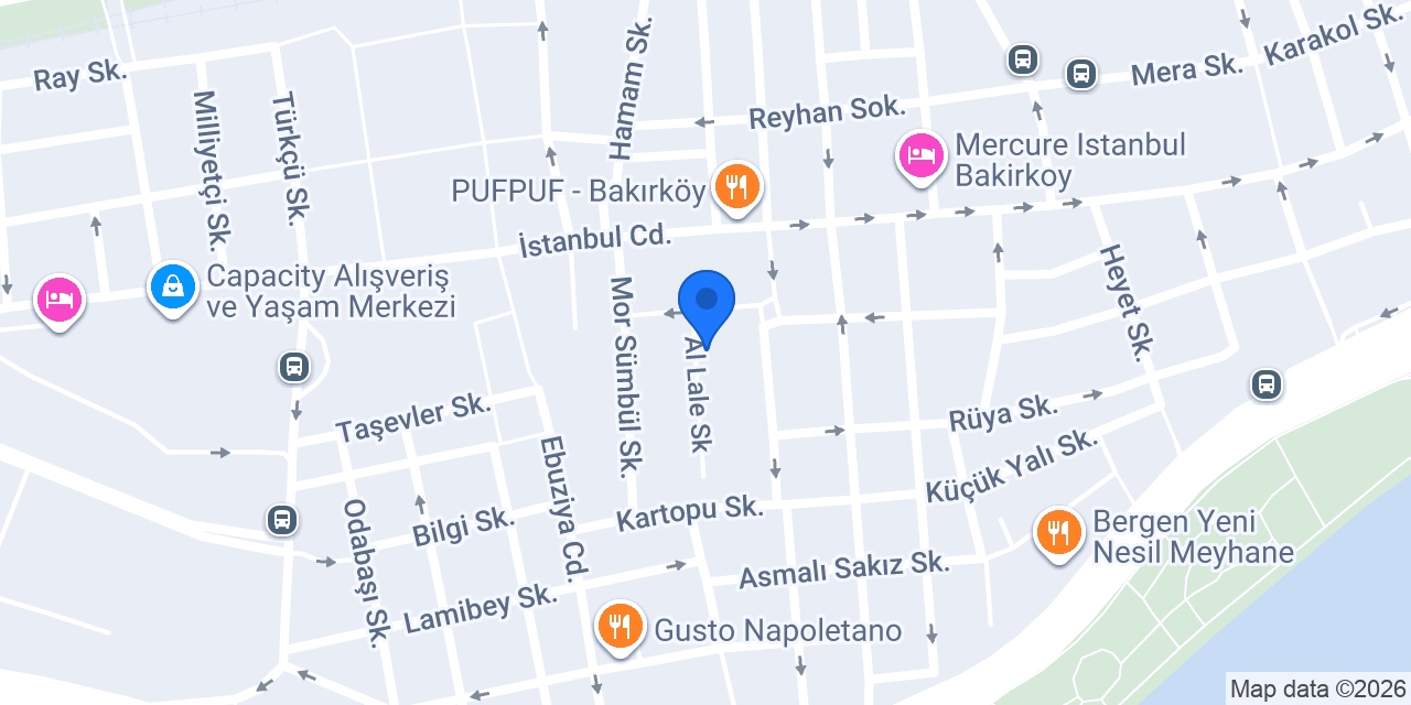 Bakırköy KEY Koleji konumu