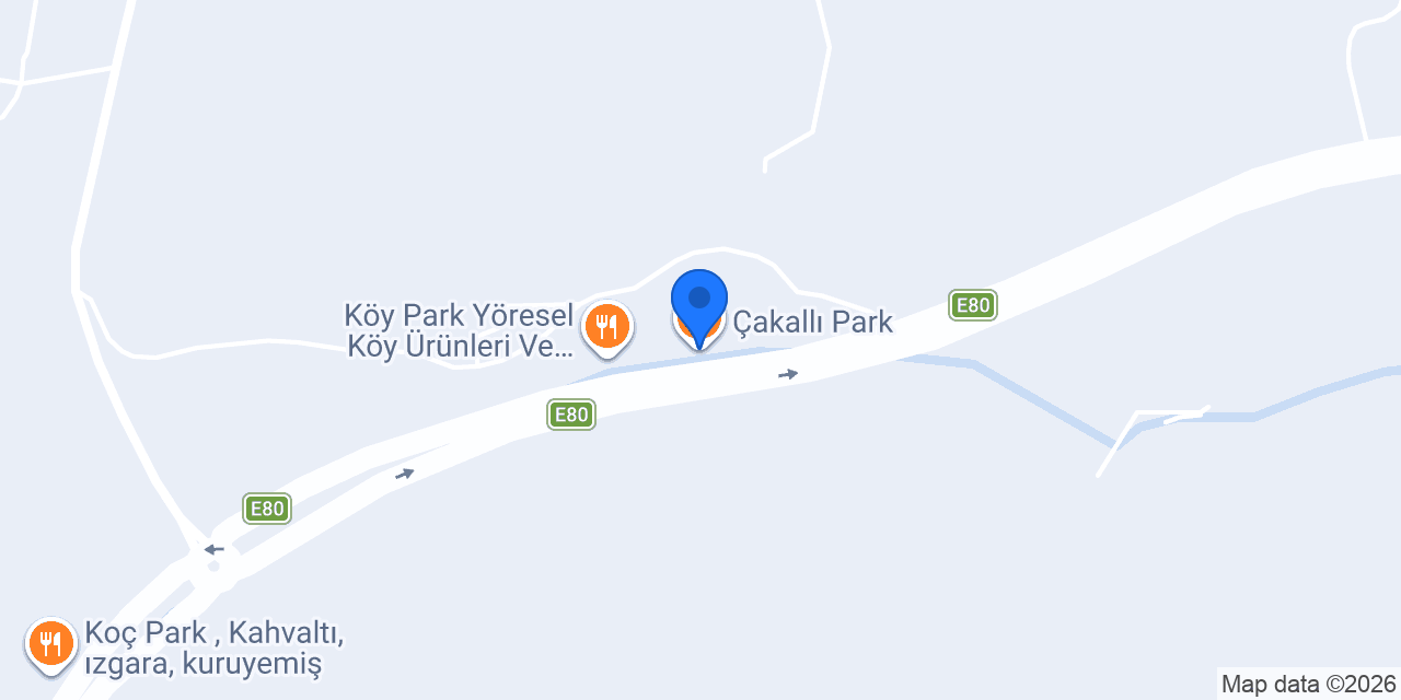 Çakallı Park konumu