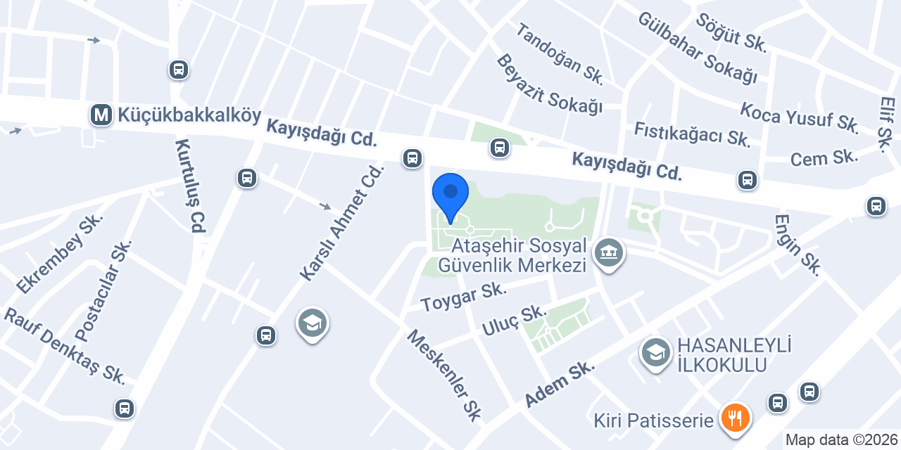 Ataşehir parkı konumu