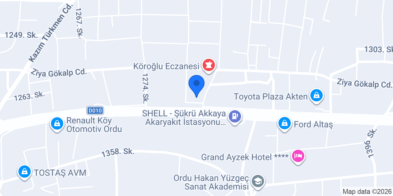 Ulaş Emlak konumu