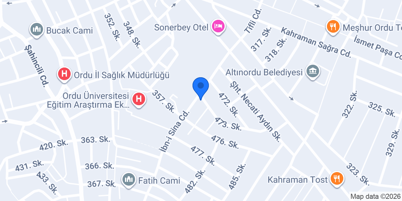 Gül-Hane çiçekçilik konumu