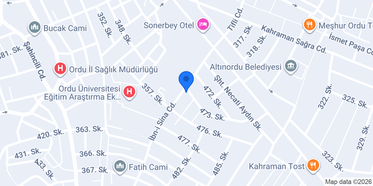 Diş Hekimi Abdulkadir ÜNEL konumu
