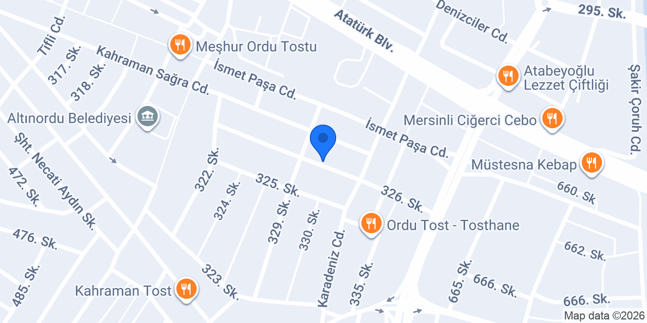 Beyler Kuaförü konumu