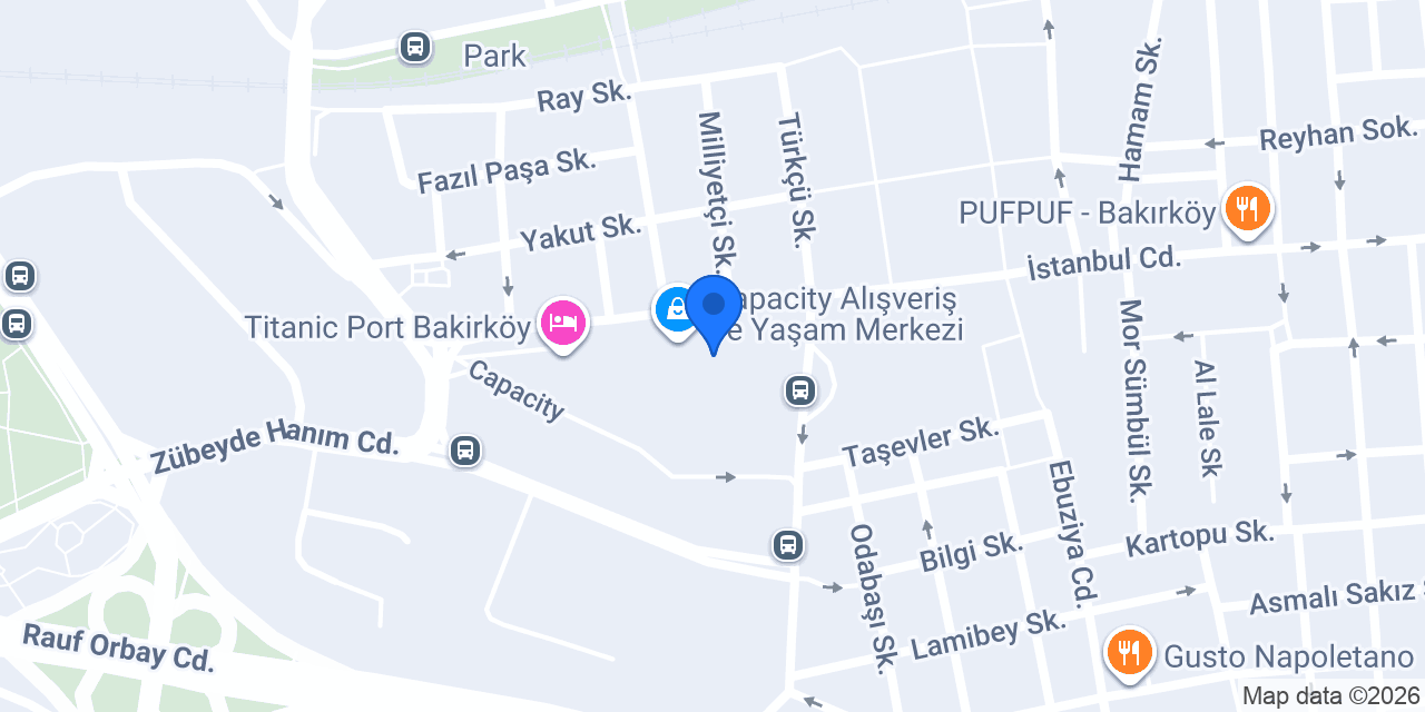 Setur Bakırköy Capacity konumu