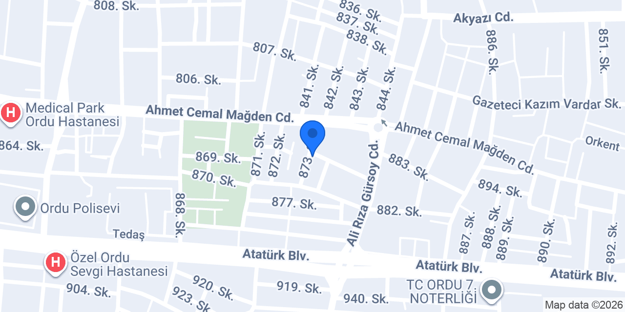 Bilgin İnşaat konumu