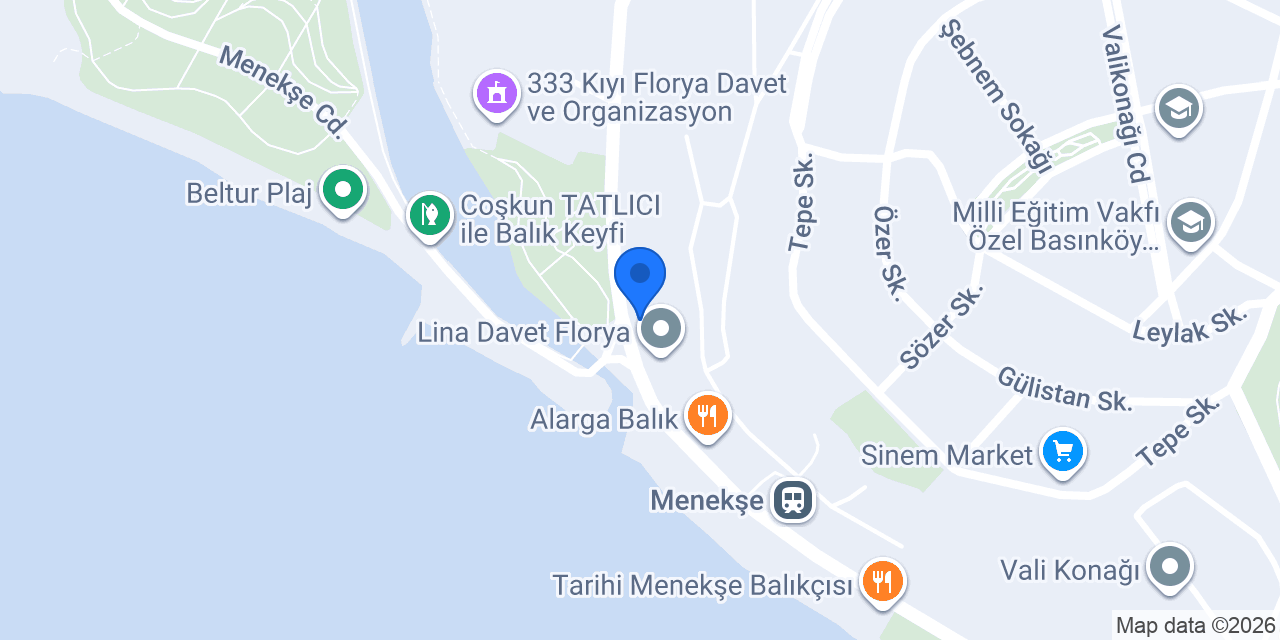 Masmavi Balık Restaurant konumu
