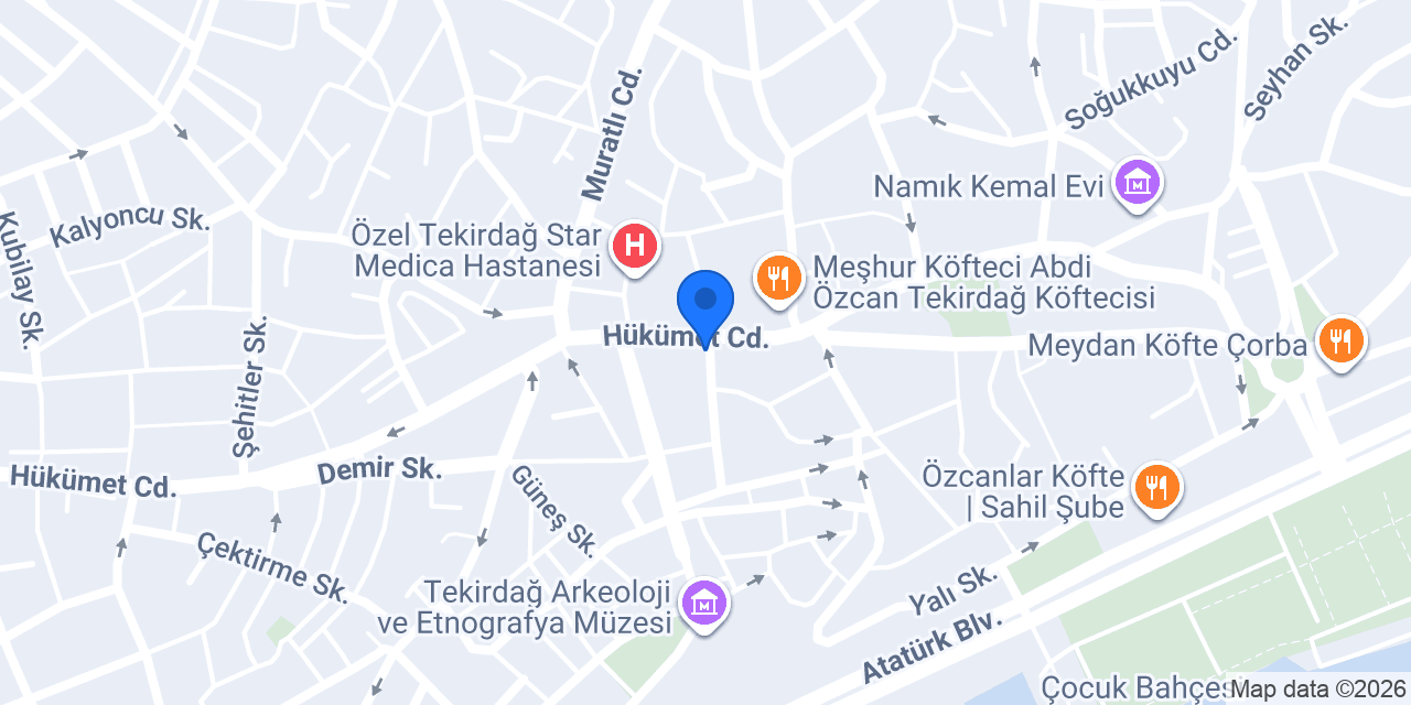 Burak Silver (Gümüş) konumu