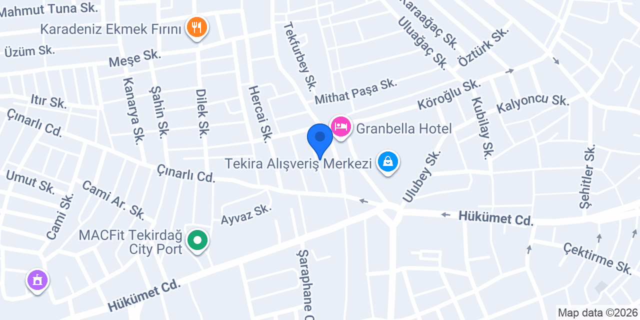 Akyüz Elektrik konumu