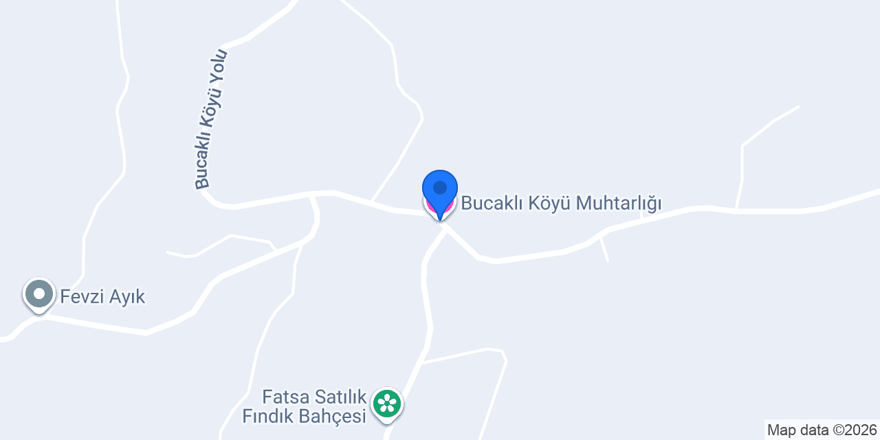 Bucaklı Köyü Muhtarlığı konumu
