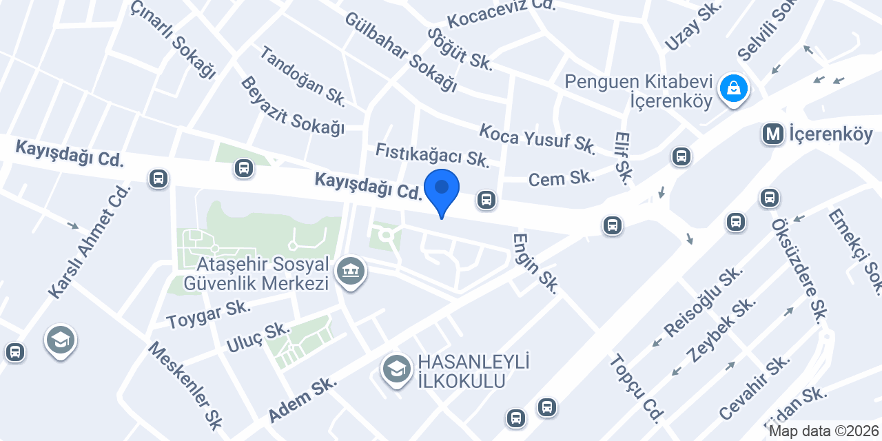 Galeron Ataşehir konumu