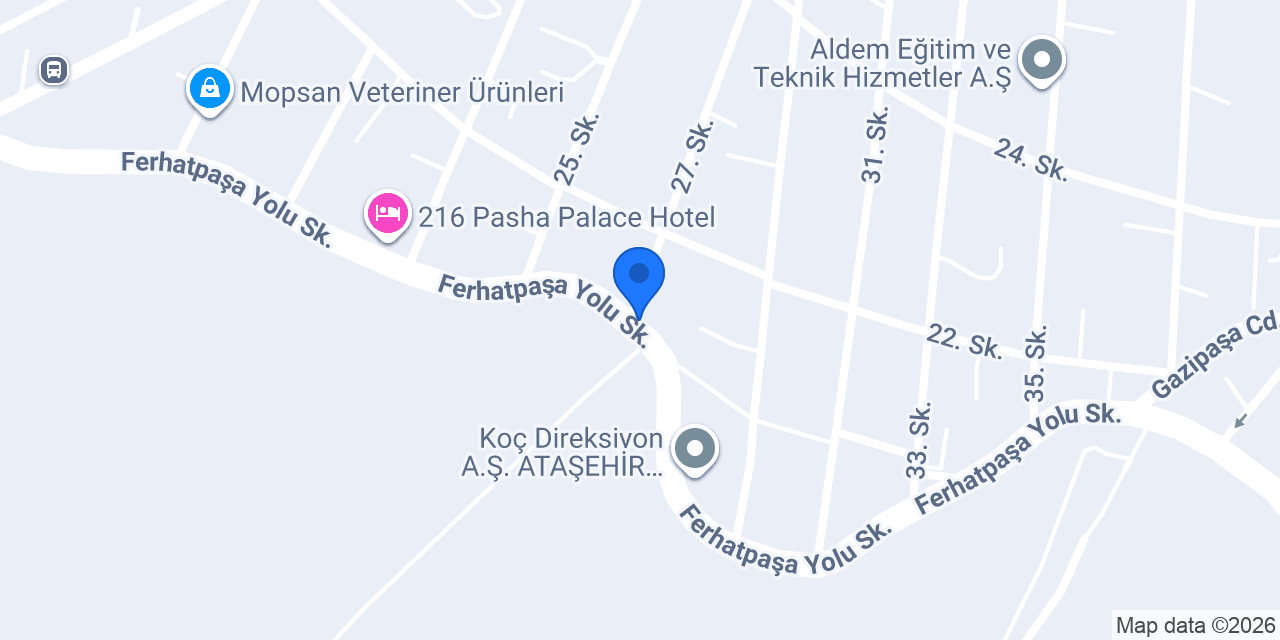 PARLA DUŞ konumu