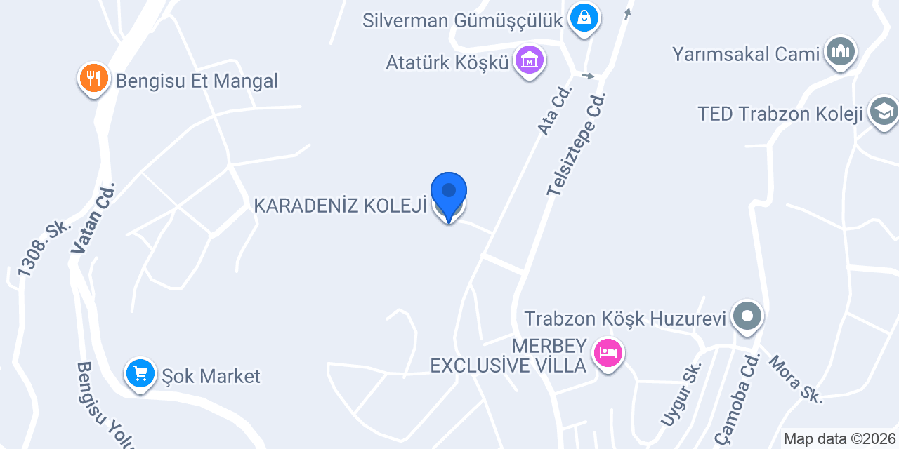 KARADENİZ KOLEJİ konumu