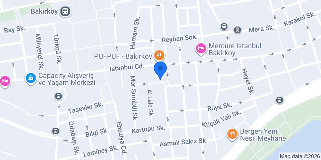 Moda Dil Bakırköy konumu