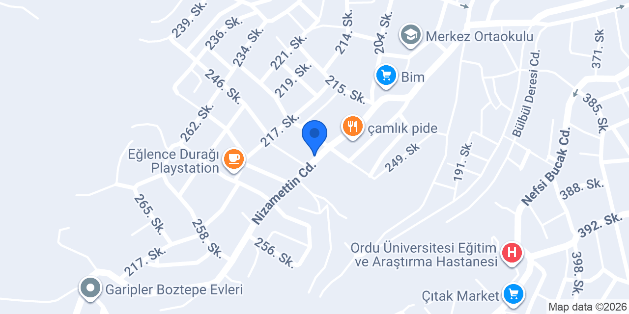 Ertuğrul kuaför konumu