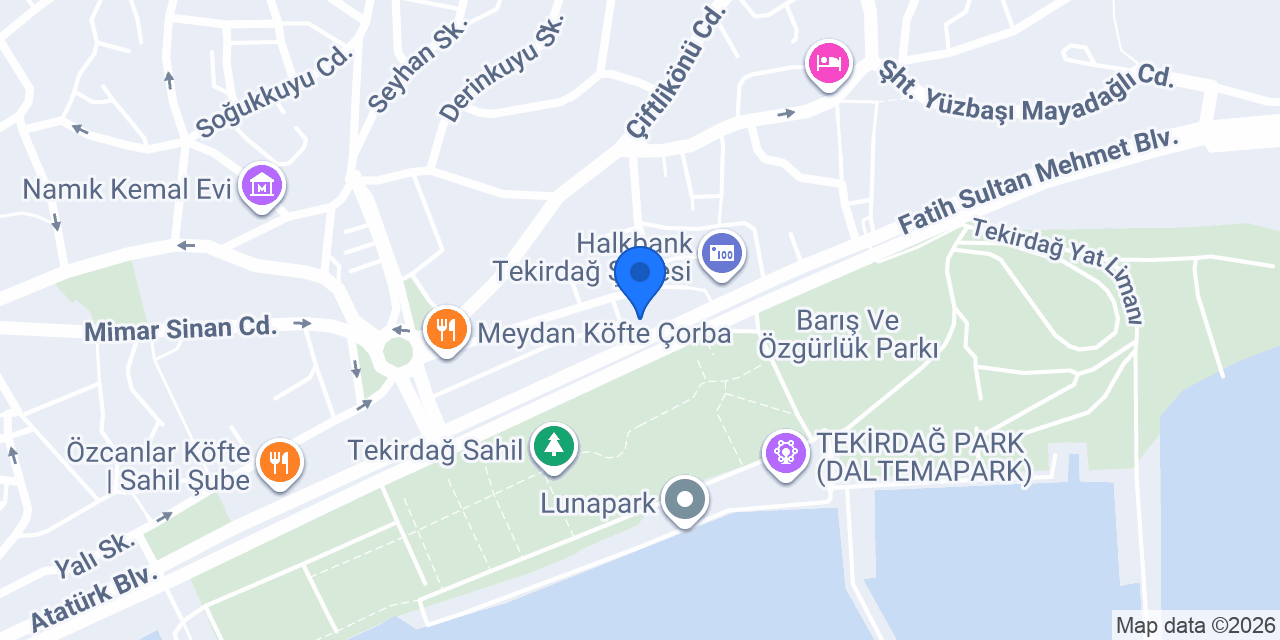 Dijital Trakya konumu