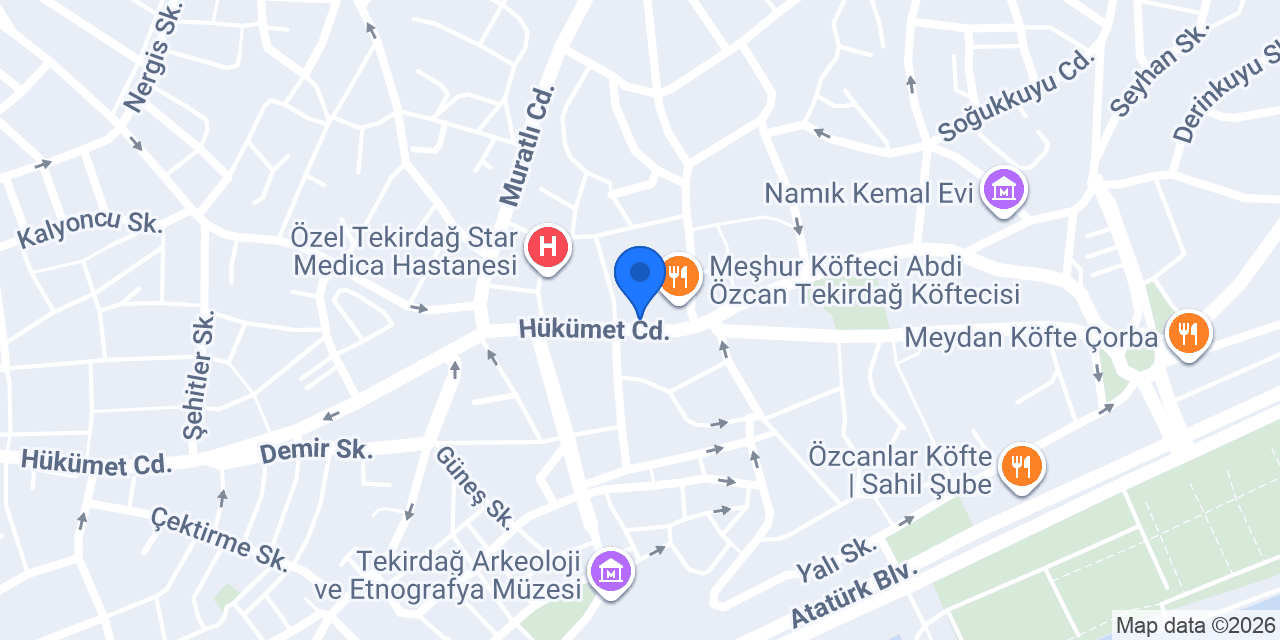 Karaca Kuyumculuk konumu