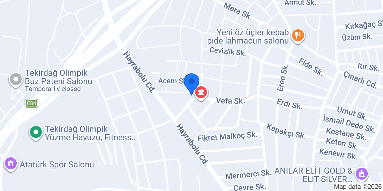 Sevinçler Kıraathane Kafe konumu