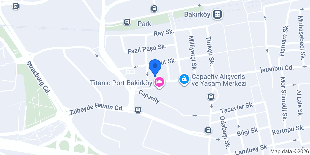 Bakırköy Havuzlu Hamam konumu