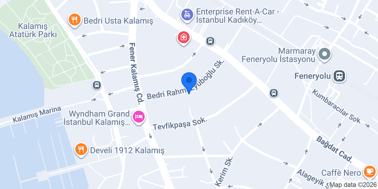 IngilizJam konumu