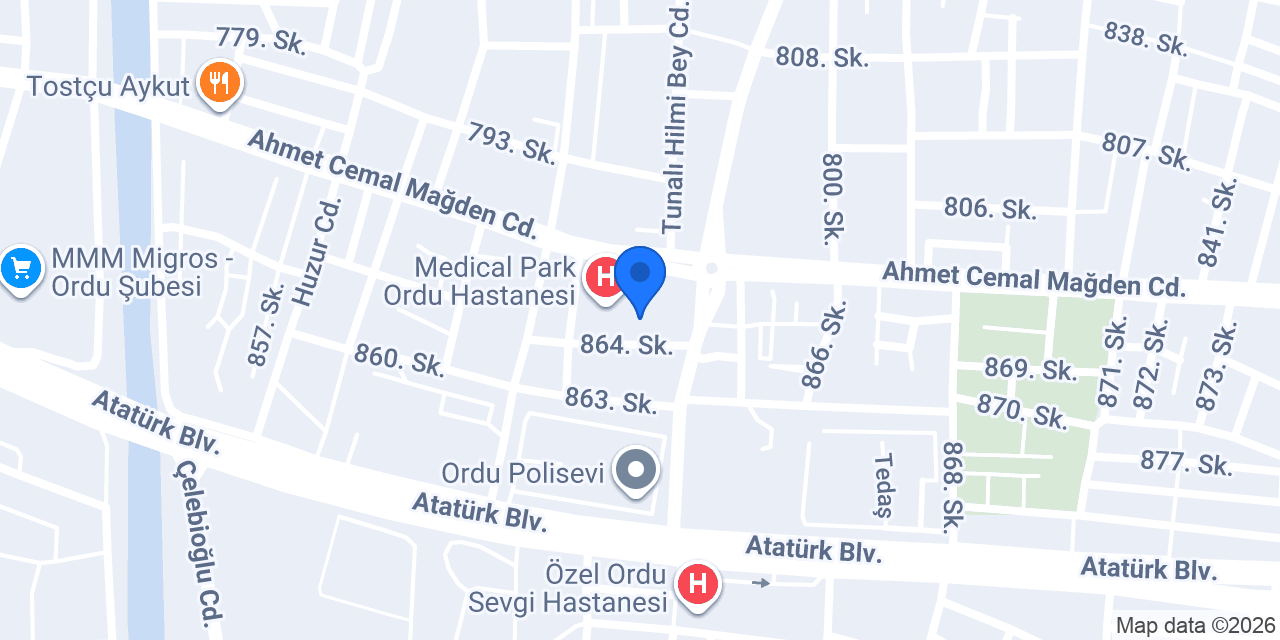 Dr Kemal Tekeş Dermatology kişisel hesap konumu
