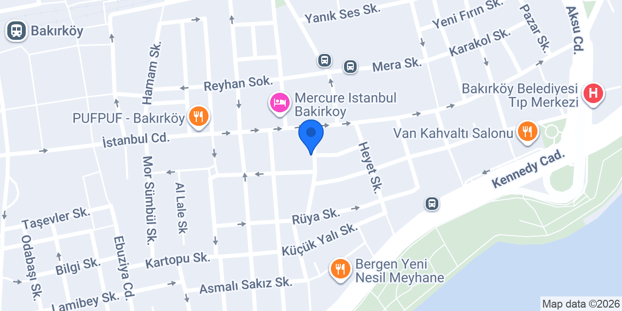 Moda Bay&Bayan Terzisi konumu