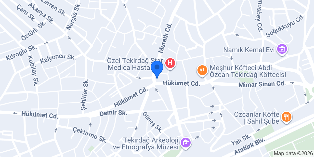 Mevlana pastanesi konumu